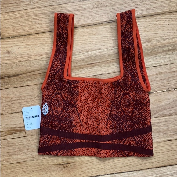 W/tag Free People Square Good Karma Bra - Picture 4 of 6